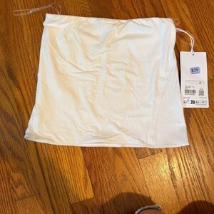 Lululemon Ivory Strapless Top